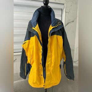 Mens COLUMBIA long parka 💛🩶